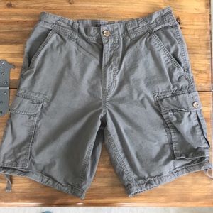 ❤️Old Navy Brown/Black Cargo Shorts Size 32